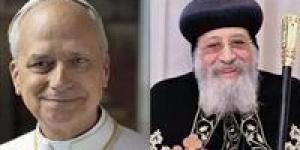 البابا تواضروس يدعو بابا الفاتيكان الجديد لزيارة مصر